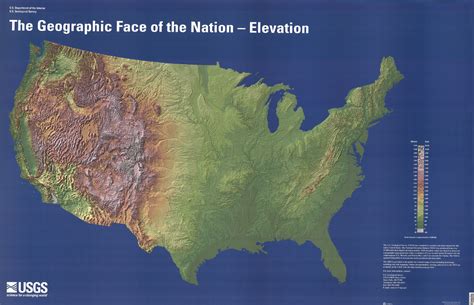 Elevation Map of US